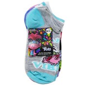 Wholesale - 5pk TROLLS VIBIN NS SOCKS SIZE 6-8, UPC: 193159195090